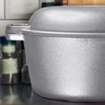 thumbnail image 5 of Bruntmor 5 Qt Silver 2-in-1 Enameled Cast Iron Induction Cookware, 5 of 5