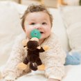 thumbnail image 3 of WubbaNub - Newborn Infant Baby Pacifier with Plush Animal - Monkey, 3 of 5