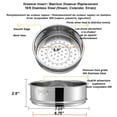 thumbnail image 1 of SUNWEALTH 18/8 Stainless Steel Steamer Insert (bamboo steamer replacement), 1 of 2