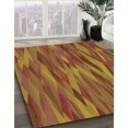 thumbnail image 3 of Ahgly Company Tapis d'Intérieur Ronds de Style Transitionnel Lavables à la Machine, Rouge Tomate, 5 Pieds Rond, 3 of 7