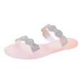 thumbnail image 1 of RKSTN Chaussons pour Femmes Sandales en Strass Chaussons de Plage Chaussures en Gelée, Chaussons pour Femmes Intérieur Extérieur, 1 of 7