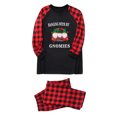 thumbnail image 3 of Penkiiy Ensembles de Pyjamas de Noël Assortis pour la Famille, Blouse Imprimée pour Hommes, Col Rond + Pantalons, Ensemble de Pyjamas Assortis pour la Famille, Noir-C, 3 of 9