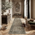 thumbnail image 2 of BERTHMEER Tapis de Couloir Lavables 60 X 180 cm, Antidérapants, Brun, pour Entrée, Couloir, Cuisine Ou Porte d'Entrée., 2 of 6