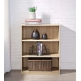 thumbnail image 1 of Mainstays 3-Shelf Bookcase with Adjustable Shelves, Birch, 1 of 6
