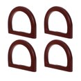 thumbnail image 4 of 4Pcs D Shape Purse Handle Decorative Purse Grips Bamboo Bag Handle Girl Bag Accessories, 4 of 7