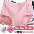 thumbnail image 1 of Culottes Taille Haute Anti-Fuite en Coton pour Femmes Grande Taille, 1 of 4