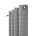thumbnail image 3 of Loft Living Morice Textured Total Blackout Grommet Single Curtain Panel 52" x 63" in Grey, 3 of 5