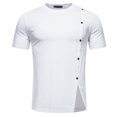 thumbnail image 1 of Cameland Mode Personnalité Homme Décontracté Ajusté Manches Courtes Imprimé T Manches Courtes Col Rabattu Blouse et Chemise, 1 of 4