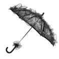 thumbnail image 1 of Bridal Umbrella, Elegant Exquisite Beautiful Lace Parasol  For Photos For Weddings For Parties Black, 1 of 8