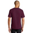 thumbnail image 2 of Hanes TAGLESS Men`s T-Shirt - Best-Seller, 4XL, Maroon, 2 of 6