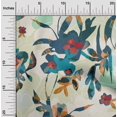 thumbnail image 2 of oneOone Polyester Spandex Teal Blue Fabric Abstract Ink Texture Fabric For Sewing Printed Craft Fabric By The Yard 56 Inch Wide, 2 of 5