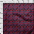 thumbnail image 2 of oneOone Georgette Viscose Fabric Chevron Ikat Decor Fabric Printed BTY 42 Inch Wide, 2 of 4