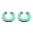 thumbnail image 2 of Thinsony Acrylic Fibers Made Toilet Mat Removable And Fits Most Toilets U Shape Green 2Set, 2 of 6