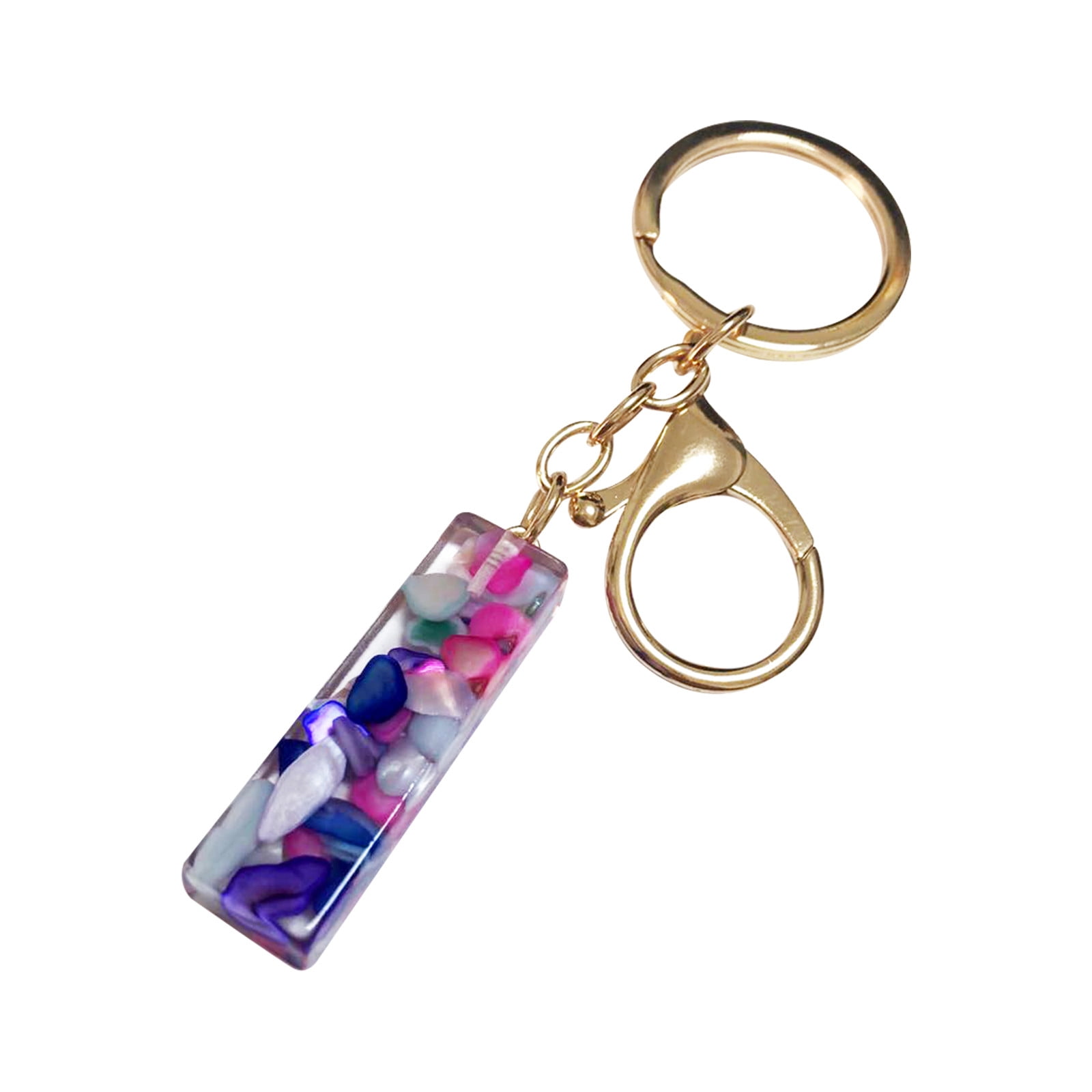 Fridja Mother's Day Custom Creative Keyring Clasp 26 English Letter Pendant Keyring