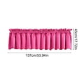 thumbnail image 3 of Aodebiao Blackout Window Valance, 18 Inches Long Kitchen Window Curtains Over Sink Rod Pocket Pattern Valance for Bathroom Bedroom Living Room, 3 of 6