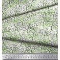 thumbnail image 3 of Soimoi Georgette Viscose Fabric Dry Tree Print Fabric by The Yard 42 Inch Wide, 3 of 3