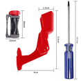 thumbnail image 4 of Dyson V11 V10 Trigger Switch Button Dyson V10 Trigger Switch Red Button Dyson V10 V11 Vacuum Cleaner Button Repair Tool 2 Switches 1 Switch Holder and 2 Screwdrivers, 4 of 5