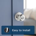 thumbnail image 3 of Troy Matte Front Door Knob with Lock and Key Exterior/Interior Door Handles with Lock Keyed Entry Door Knobs for Front Door Bedroom Bathroom & Office Traditional Home Décor, 3 of 9