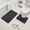 H, variant on Pebble Texture Coral Fleece Bathroom Rug Set with Non-Slip Backing, Absorbent Foam Mat for Toilet Floor, Machine Washable, 2-Piece