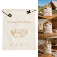 thumbnail image 1 of Storage Totes,Storage Bag Organizer,Beeswax Bread Bags Reusable Bread Storage Bags with Wax Lining Wide Zipper Sourdough Bread for Freshness and Kitchen Storage, 1 of 5
