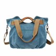 thumbnail image 3 of Sac à Main Vintage Hobo en Toile pour Femmes, Sac à Main Quotidien avec Poignée Supérieure, 3 of 3
