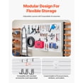 thumbnail image 4 of VEVOR 8 x 4 ft Slat Wall Paneling PVC White Garage Slatwall with Modular Design, 4 of 9