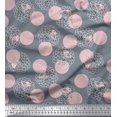 thumbnail image 1 of Soimoi Rayon Fabric Dot,Bird & Fish Kids Decor Fabric Printed Yard 56 Inch Wide, 1 of 3