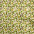 thumbnail image 1 of oneOone Velvet Lime Green Fabric African Sewing Craft Projects Fabric Prints By Yard 58 Inch Wide, 1 of 4