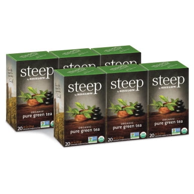 Steep By Bigelow Organic Pure Smooth Green Tea Bags - 20-Count(6/CASE)