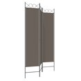 thumbnail image 2 of vidaXL 3-Panel Room Divider Anthracite 120x220 cm Fabric, 2 of 5