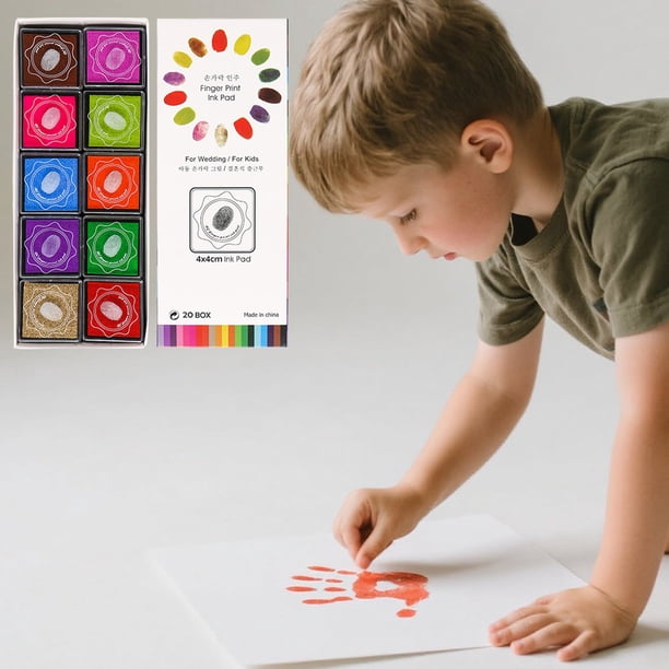 Fournitures de Peinture Kit de Peinture au Doigt Amusant - Ensemble de Peinture au Doigt Lavable 24 Couleurs avec Livre pour Enfants - Idéal pour Bricolages DIY Activités d'Art pour la Journée Fournitures de Peinture Kit de Peinture au Doigt Amusant - Ensemble de Peinture au Doigt Lavable 24 Couleurs avec Livre pour Enfants - Idéal pour Bricolages DIY Activités d'Art pour la Journée
