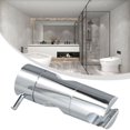 thumbnail image 4 of Adjustable Shower Head Holder for Slide Bar,Universal 19-25MM O.D. Rail Head Bracket Holder for Slide Bar Slider Clamp Bathroom Replacement 360 Degree Rotation Sprayer Holder (ABS Chrome), 4 of 10