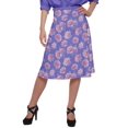 thumbnail image 1 of Moomaya Jupe Imprimée pour Femmes en Poly Spandex Tenue Décontractée Jupe d'Été pour Filles, 1 of 5