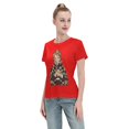 thumbnail image 4 of T-Shirt Basique à Manches Courtes pour Femmes Demon Slayer Blade Tanjiro, 4 of 6