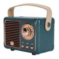 thumbnail image 1 of Haut-parleur Rétro, Haut-Parleur de Style Ancien 400mAh pour Extérieur, Bleu, Vert, 1 of 8
