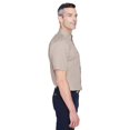 thumbnail image 3 of Harriton Chemise à Manches Courtes en Sergé pour Hommes Easy BlendTM avec Libération de Taches, 3 of 3