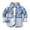 Blue, variant on matoen Toddler Flannel Shirt Jacket Plaid Long Sleeve Lapel Shacket Kids Boys Girls Fall Tops