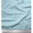 thumbnail image 1 of Soimoi Rayon Fabric Leaves & Floral Artistic Print Sewing Fabric Yard 56 Inch Wide, 1 of 4
