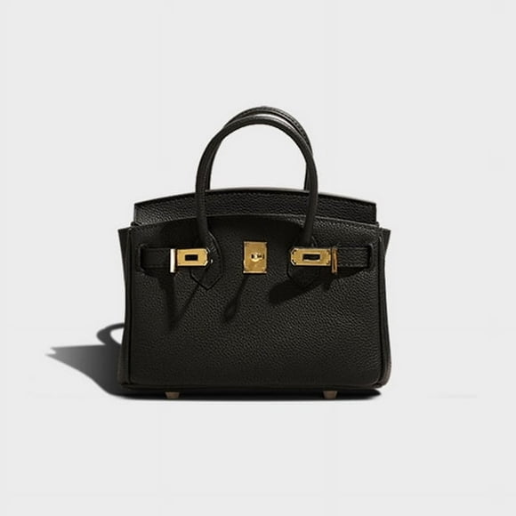 Sac de Mode Rétro Nouveau style Cuir de Vache Pleine Fleur Platine Sac en Cuir Véritable Sac pour Femme à une Épaule Sac à Main Classique pour Dames Sac Bandoulière