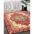 thumbnail image 2 of Ahgly Company Indoor Rectangle Abstract Red Persian Area Rugs, 8' x 12', 2 of 6