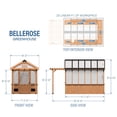 thumbnail image 3 of Backyard Discovery 11' X 7' Bellerose Greenhouse, 3 of 10