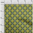 thumbnail image 1 of oneOone Organic Cotton Poplin Twill Fabric Geometric & Floral Block Decor Fabric Printed BTY 42 Inch Wide, 1 of 4