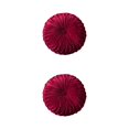 thumbnail image 2 of Maytalsory Skin Friendly Decorative Throw Pillow Made With Polyester And PP Cotton Decorative Cushion Simple Wine-red 38CM 2Set, 2 of 6
