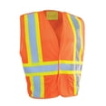 thumbnail image 1 of FORCEFIELD Hi Vis 5 Point Tear-Away Traffic Vest, 1 of 2