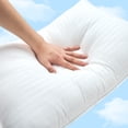 thumbnail image 4 of Gogreen Bed Pillows Standard Size Set of 2 - Standard Size Bed Pillows 2 Pack Premium Down Alternative Hotel Pillows Set of 2- Soft and Supportive Dorm Pillows for Back, Stomach or Side Sleepers, 4 of 8