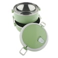 thumbnail image 1 of Rongfmy Stainless Steel Thermal Lunch Box Portable Tiffin Bento Box 2 Green, 1 of 9