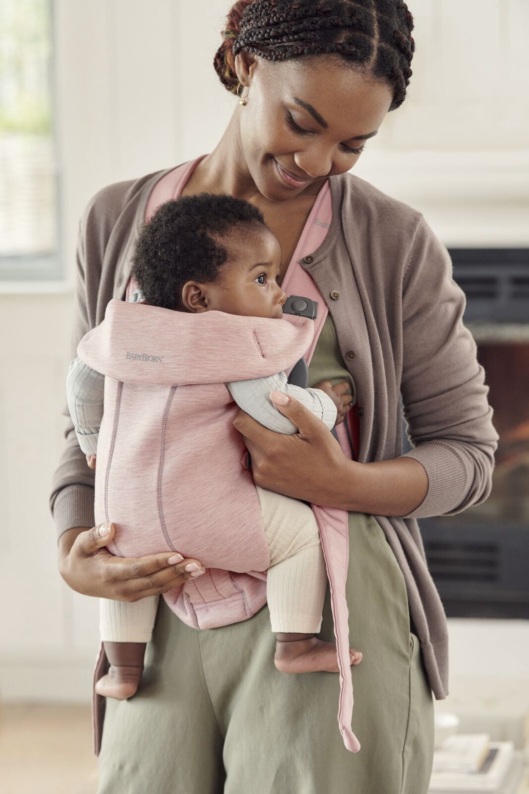 BabyBjorn Baby Carrier Mini, Cotton, Beige/Leopard - Walmart.ca