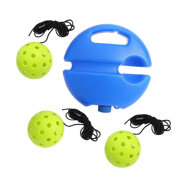 Maoww Pickleball Trainer Professional Portable Convenient Pickleball Training Base with 3 Green Balls