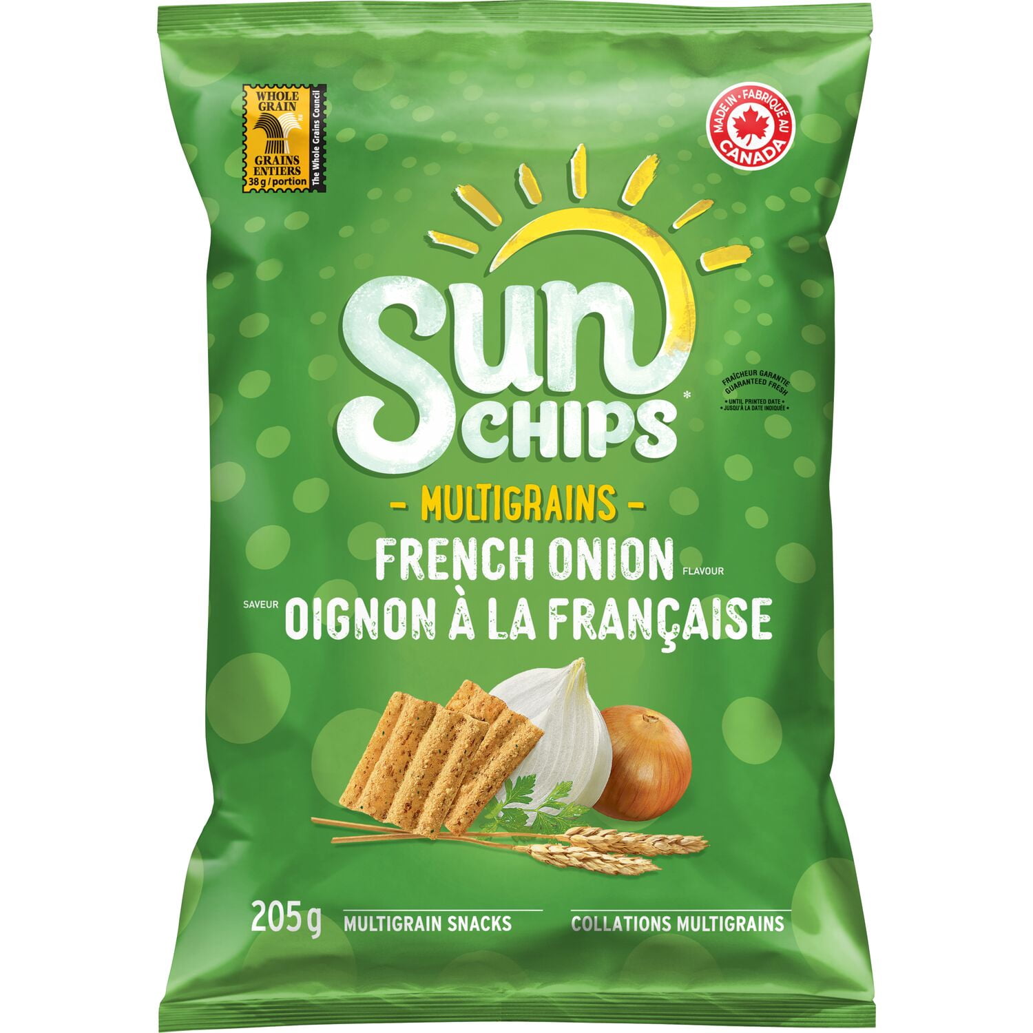 Collations multigrains SunChips Saveur Oignon à la française