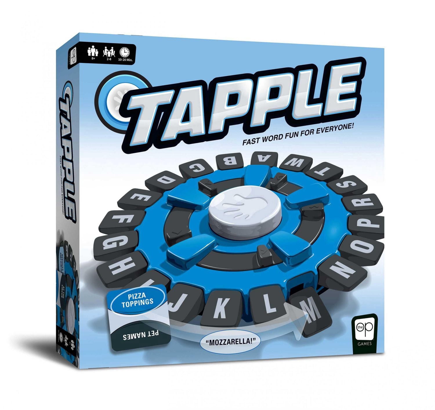USAopoly Tapple Board Game - Fast Word Fun for the Whole Family!